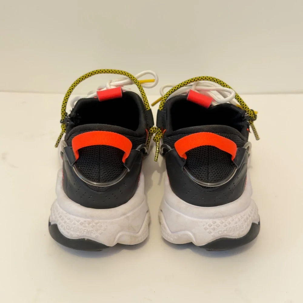Adidas Ozweego Zip Core Black Solar Red‎ Grey Mens Sneakers H67266 Size 7